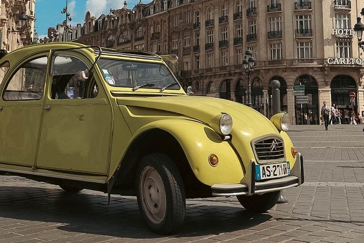 Tour Lille in een vintage 2CV cabriolet, verken de oude stad en bezienswaardigheden, foto 16 | wizardtrip