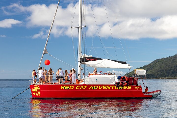 Heldagstur med segling och snorkling på Whitsundayöarna med lunch | wizardtrip