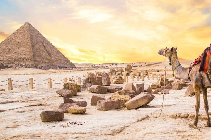 Privétour van de Piramides van Gizeh, Sfinx en kamelenrit in Caïro, Egypte, foto 10 | wizardtrip