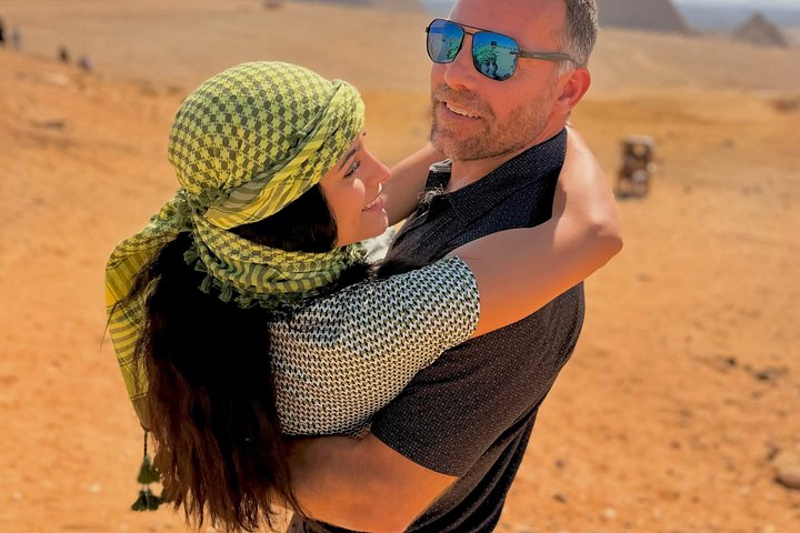Privétour van de Piramides van Gizeh, Sfinx en kamelenrit in Caïro, Egypte, foto 15 | wizardtrip