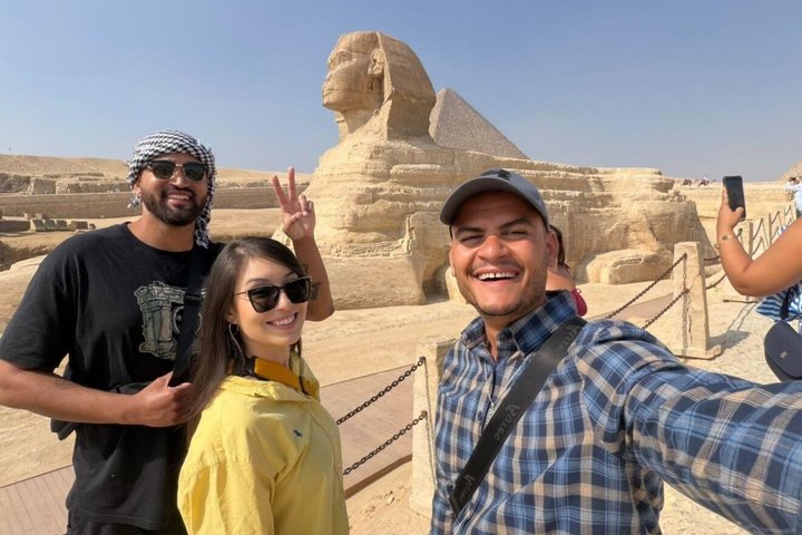 Privétour van de Piramides van Gizeh, Sfinx en kamelenrit in Caïro, Egypte, foto 16 | wizardtrip