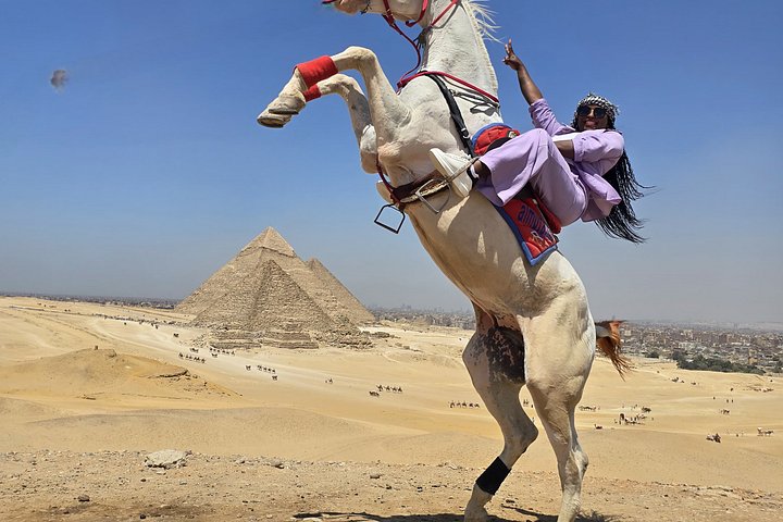 Privétour van de Piramides van Gizeh, Sfinx en kamelenrit in Caïro, Egypte, foto 23 | wizardtrip