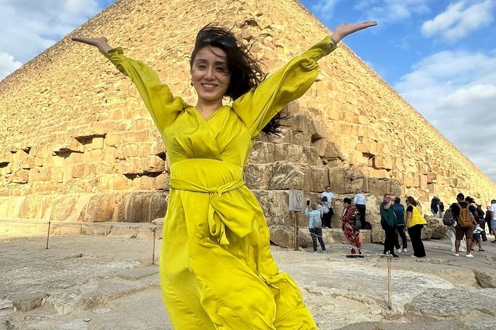 Privétour van de Piramides van Gizeh, Sfinx en kamelenrit in Caïro, Egypte, foto 41 | wizardtrip