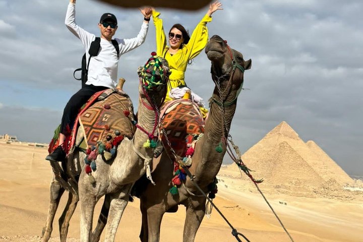 Privétour van de Piramides van Gizeh, Sfinx en kamelenrit in Caïro, Egypte, foto 42 | wizardtrip