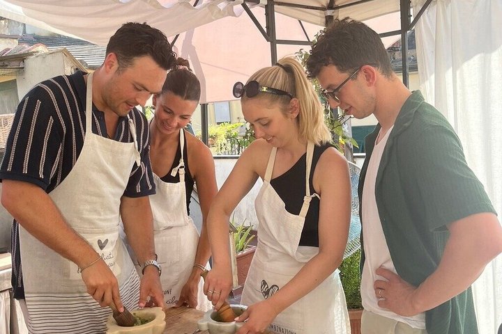 Rooftop Cooking Class in Genoa: Pesto, Fresh Pasta & Wine | wizardtrip