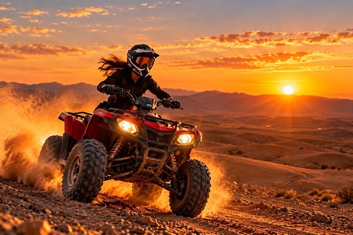 Quad et Balade à Dos de Chameau avec Dîner-Spectacle dans le Désert d'Agafay | wizardtrip