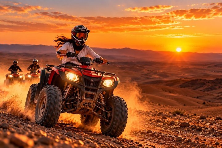Experimente passeios de quadriciclo e camelo no Deserto de Agafay, perto de Marrakech, com um jantar show tradicional, foto 36 | wizardtrip