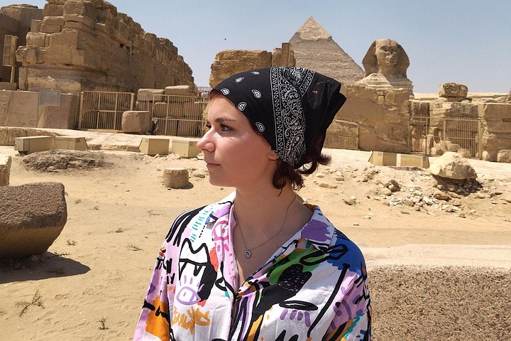 Visite privée d'une demi-journée des Pyramides de Gizeh et du Grand Sphinx avec un guide égyptologue au Caire, photo 25 | wizardtrip
