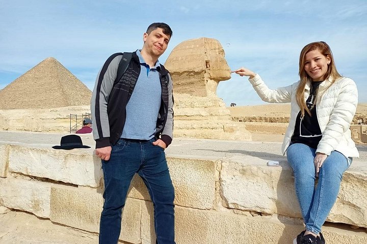 Visite privée d'une demi-journée des Pyramides de Gizeh et du Grand Sphinx avec un guide égyptologue au Caire, photo 26 | wizardtrip