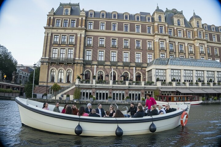 Schilderachtige grachtenrondvaart in Amsterdam, langs historische gebouwen en bruggen, foto 7 | wizardtrip