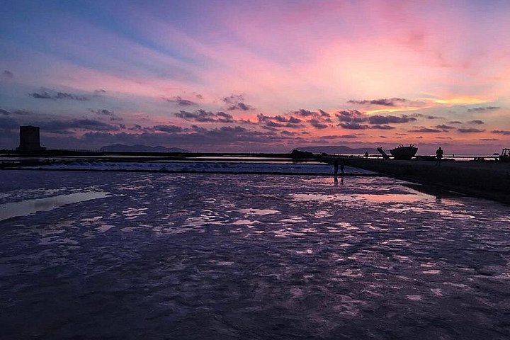 Visite guidée des marais salants historiques de Trapani, Sicile, présentant la production de sel et la faune locale, photo 6 | wizardtrip