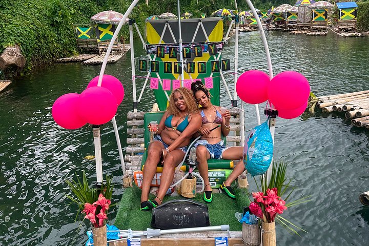 Bambusflåde på Great River i Montego Bay, Jamaica, med kalkstensmassage, foto 18 | wizardtrip
