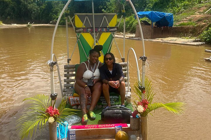 Bambusflåde på Great River i Montego Bay, Jamaica, med kalkstensmassage, foto 24 | wizardtrip