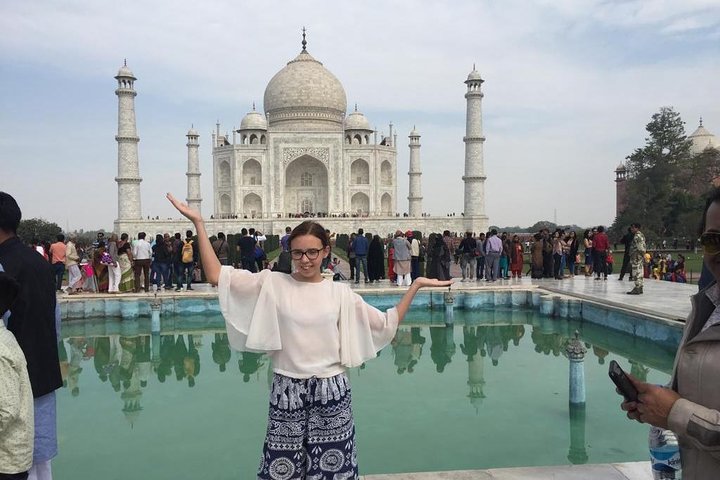 En privat dagstur til Taj Mahal og Agra Fort fra Delhi med eksprestog, inklusive frokost, foto 39 | wizardtrip