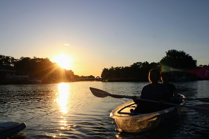 Des kayaks transparents glissent à travers Crystal River, en Floride, offrant des vues sur la faune et les sources, photo 7 | wizardtrip