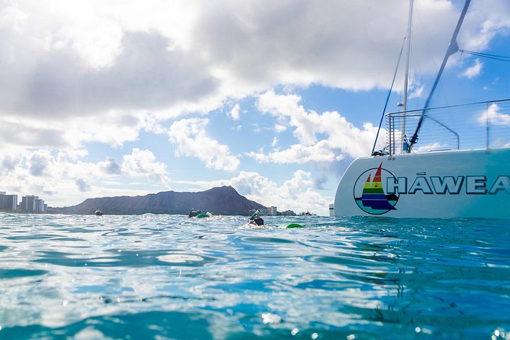 Katamaransejlads og snorkling eventyr i Waikiki, Oahu, Hawaii, foto 14 | wizardtrip