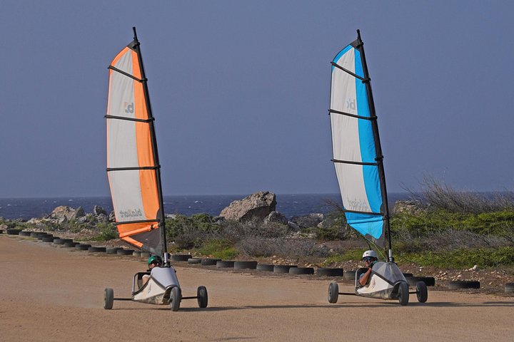 Ervaar spannende landsailing op blokarts op Bonaire, bepaal uw snelheid op een uniek circuit, foto 5 | wizardtrip