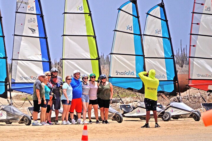 Ervaar spannende landsailing op blokarts op Bonaire, bepaal uw snelheid op een uniek circuit, foto 6 | wizardtrip