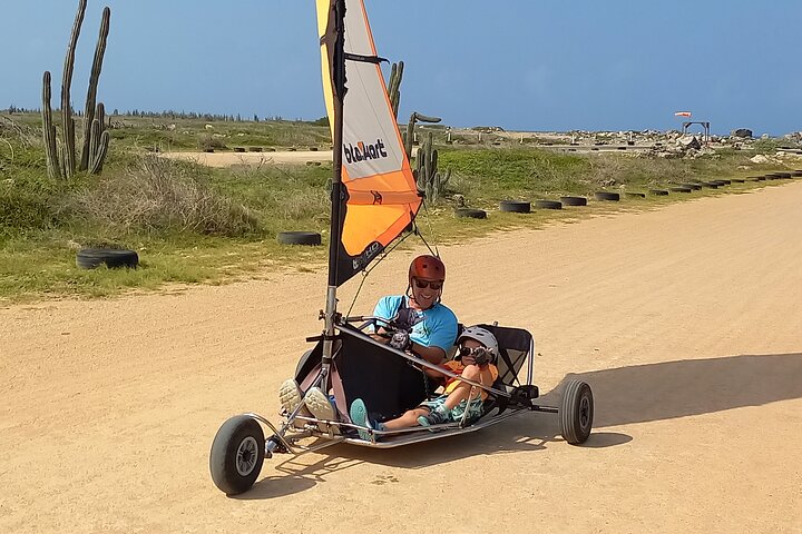 Ervaar spannende landsailing op blokarts op Bonaire, bepaal uw snelheid op een uniek circuit, foto 7 | wizardtrip