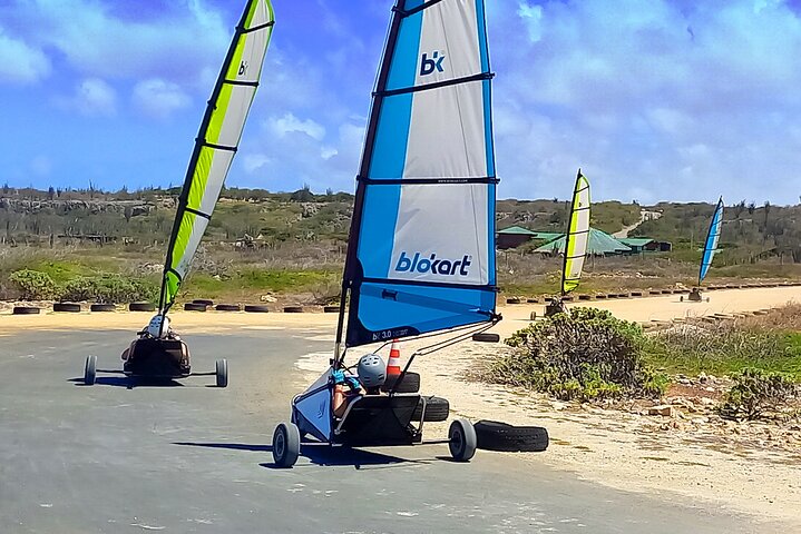 Ervaar spannende landsailing op blokarts op Bonaire, bepaal uw snelheid op een uniek circuit, foto 8 | wizardtrip