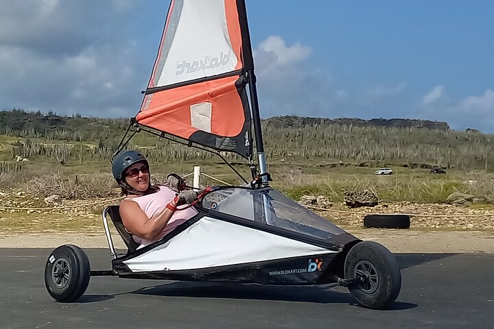 Ervaar spannende landsailing op blokarts op Bonaire, bepaal uw snelheid op een uniek circuit, foto 11 | wizardtrip