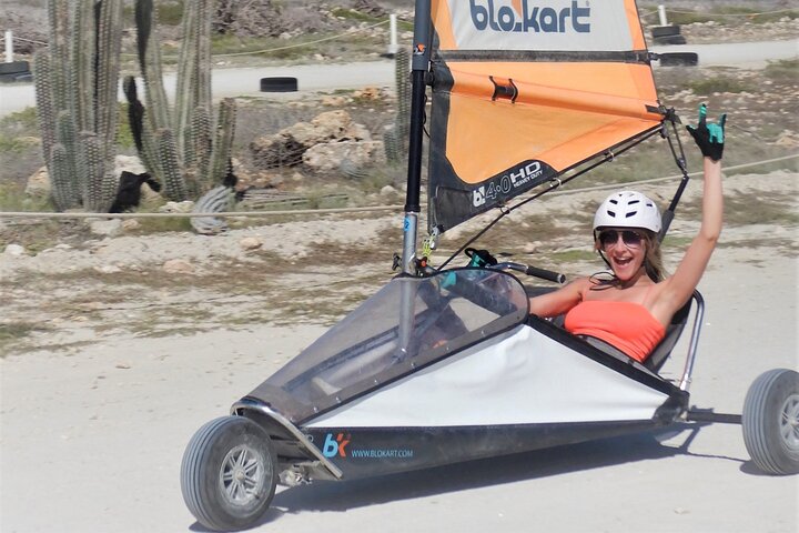 Ervaar spannende landsailing op blokarts op Bonaire, bepaal uw snelheid op een uniek circuit, foto 12 | wizardtrip