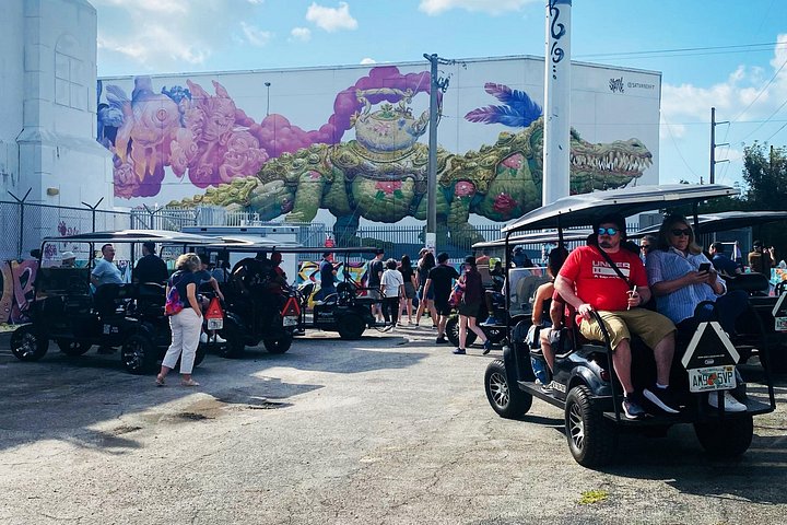 Tour in golf cart alla scoperta dei vibranti graffiti e murales di street art di Wynwood a Miami, foto 14 | wizardtrip