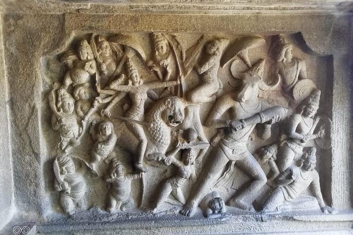 Udforsk gamle klippeskårne templer og skulpturer i Mahabalipuram, en historisk kystby i Indien, foto 22 | wizardtrip