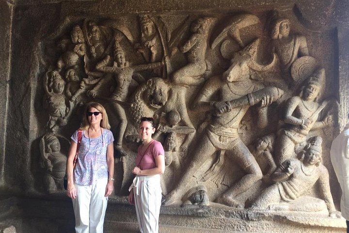 Udforsk gamle klippeskårne templer og skulpturer i Mahabalipuram, en historisk kystby i Indien, foto 25 | wizardtrip
