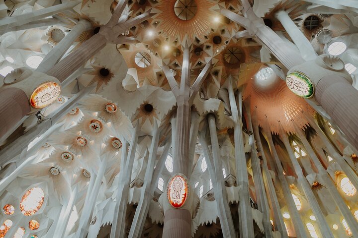 Guidad tur av Sagrada Familia i Barcelona, som visar dess unika arkitektur och glasmålningar, foto 7 | wizardtrip