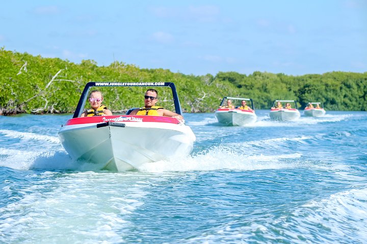Tour en bateau rapide et snorkeling à Cancún : Bateau rapide partagé | wizardtrip