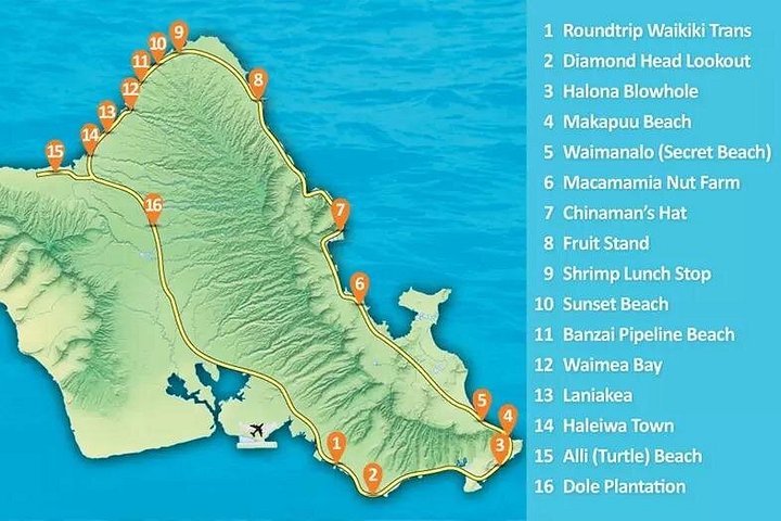 Heldagstur rundt Oahu med snorkling, Dole Plantation og naturskjønne utsikter, foto 13 | wizardtrip