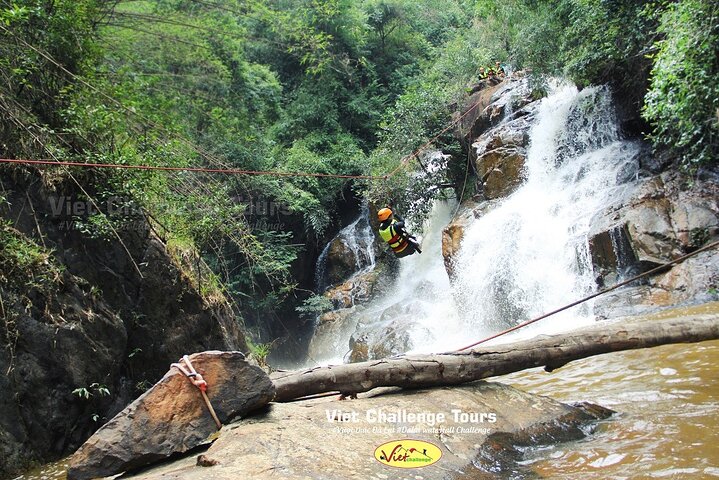 Canyoning adventure at Datanla Waterfall in Da Lat, Vietnam, photo 20 | wizardtrip