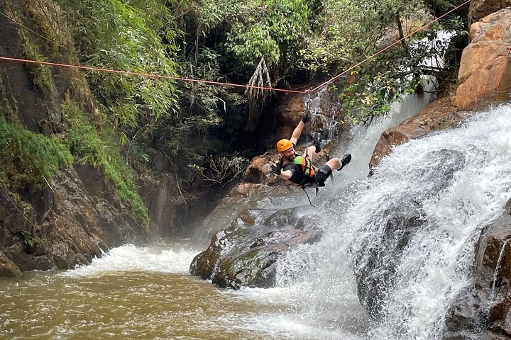 Canyoning adventure at Datanla Waterfall in Da Lat, Vietnam, photo 29 | wizardtrip