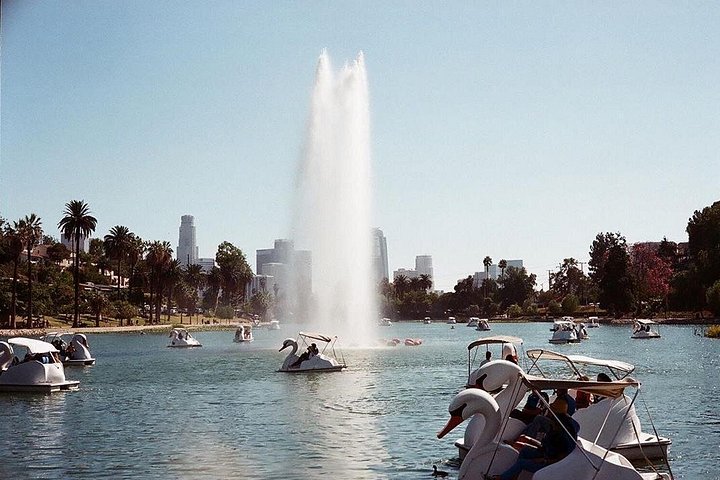 Disfruta de un tranquilo paseo en barca de pedales por el lago Echo Park en Los Ángeles, foto 11 | wizardtrip