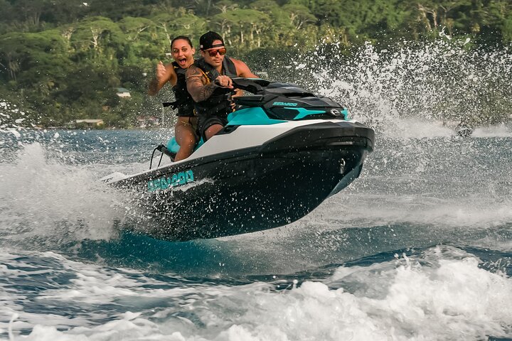 Jetski-Tour rund um die Lagune von Bora Bora mit Blick auf den Mount Otemanu, Foto 7 | wizardtrip