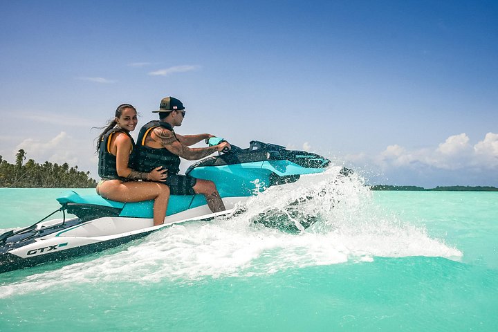 Jetski-Tour rund um die Lagune von Bora Bora mit Blick auf den Mount Otemanu, Foto 10 | wizardtrip