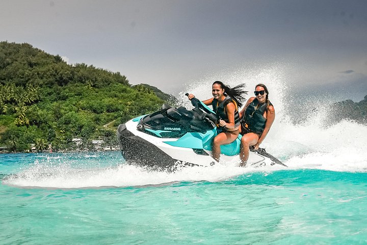 Jetski-Tour rund um die Lagune von Bora Bora mit Blick auf den Mount Otemanu, Foto 15 | wizardtrip