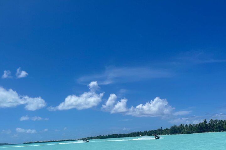 Jetski-Tour rund um die Lagune von Bora Bora mit Blick auf den Mount Otemanu, Foto 16 | wizardtrip