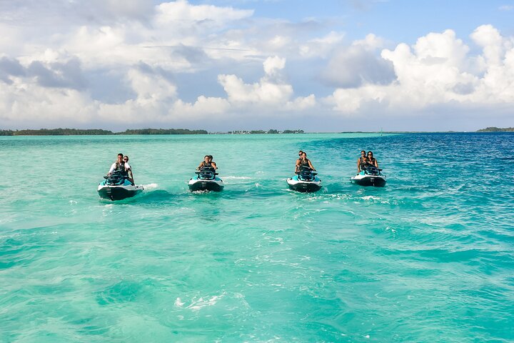 Jetski-Tour rund um die Lagune von Bora Bora mit Blick auf den Mount Otemanu, Foto 19 | wizardtrip