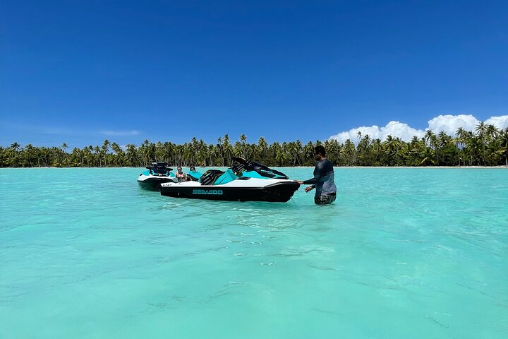 Jetski-Tour rund um die Lagune von Bora Bora mit Blick auf den Mount Otemanu, Foto 21 | wizardtrip