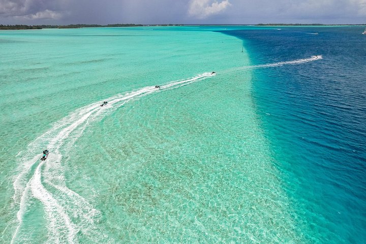 Jetski-Tour rund um die Lagune von Bora Bora mit Blick auf den Mount Otemanu, Foto 24 | wizardtrip
