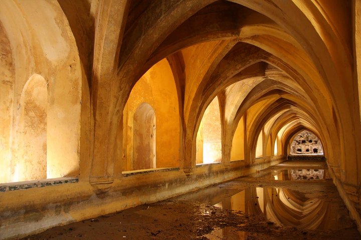 Guided tour of the Alcazar of Seville, showcasing its stunning architecture and gardens, photo 7 | wizardtrip