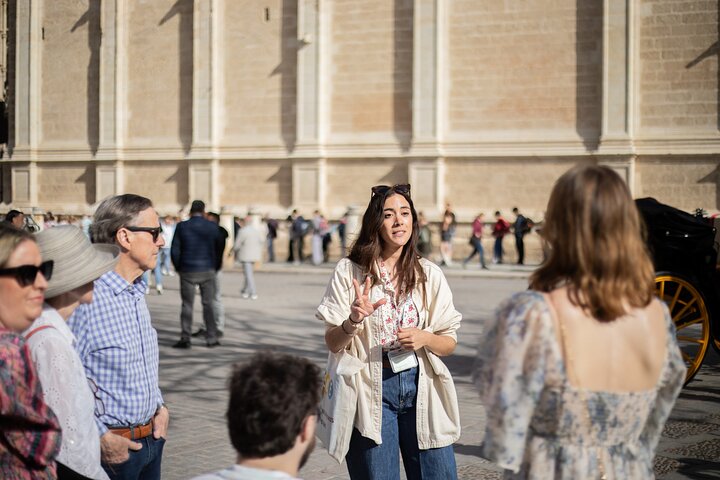 A guided walking tour of Seville's historic landmarks, including the Cathedral and Plaza de España, photo 10 | wizardtrip