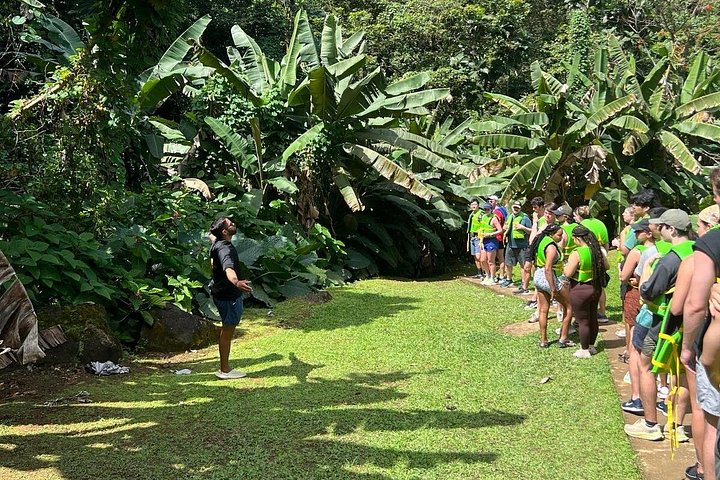 Turisti che si godono scivoli naturali e la spiaggia a Porto Rico, foto 16 | wizardtrip