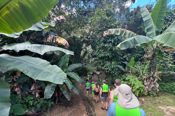 Turisti che si godono scivoli naturali e la spiaggia a Porto Rico, foto 44 | wizardtrip