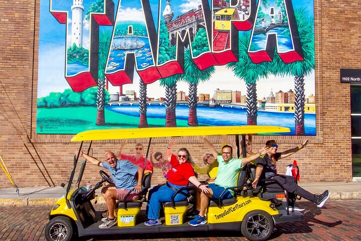 Guided Tampa Sightseeing Tour in a Deluxe Street Legal Golf Cart | wizardtrip