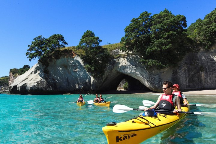 Kajaktour zur Cathedral Cove | wizardtrip