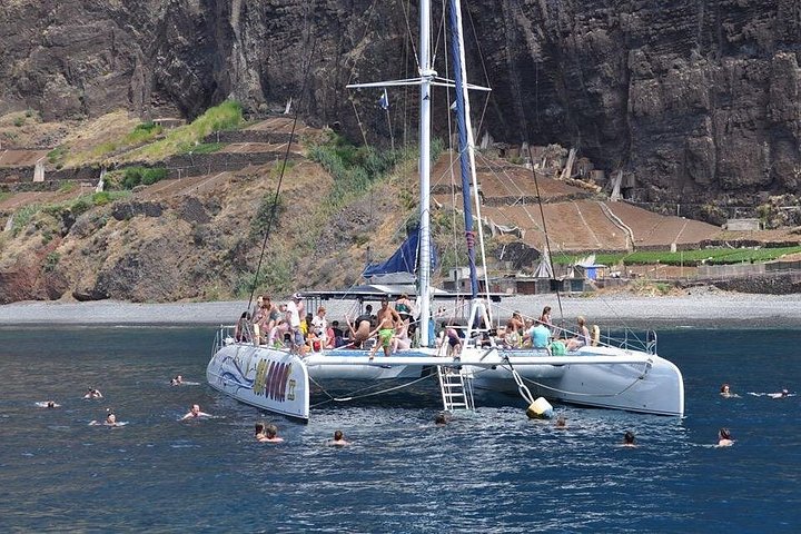 Cruzeiro de catamarã no Funchal, Madeira, avistando golfinhos e desfrutando de vistas costeiras, foto 10 | wizardtrip