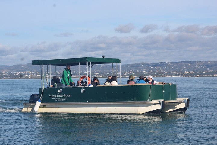 Excursion en catamaran dans le parc naturel de Ria Formosa, Faro, Portugal, visitant les îles Deserta et Farol, photo 6 | wizardtrip